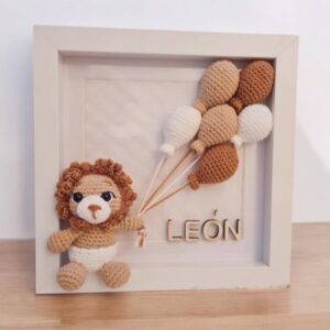 Cuadro personalizado león