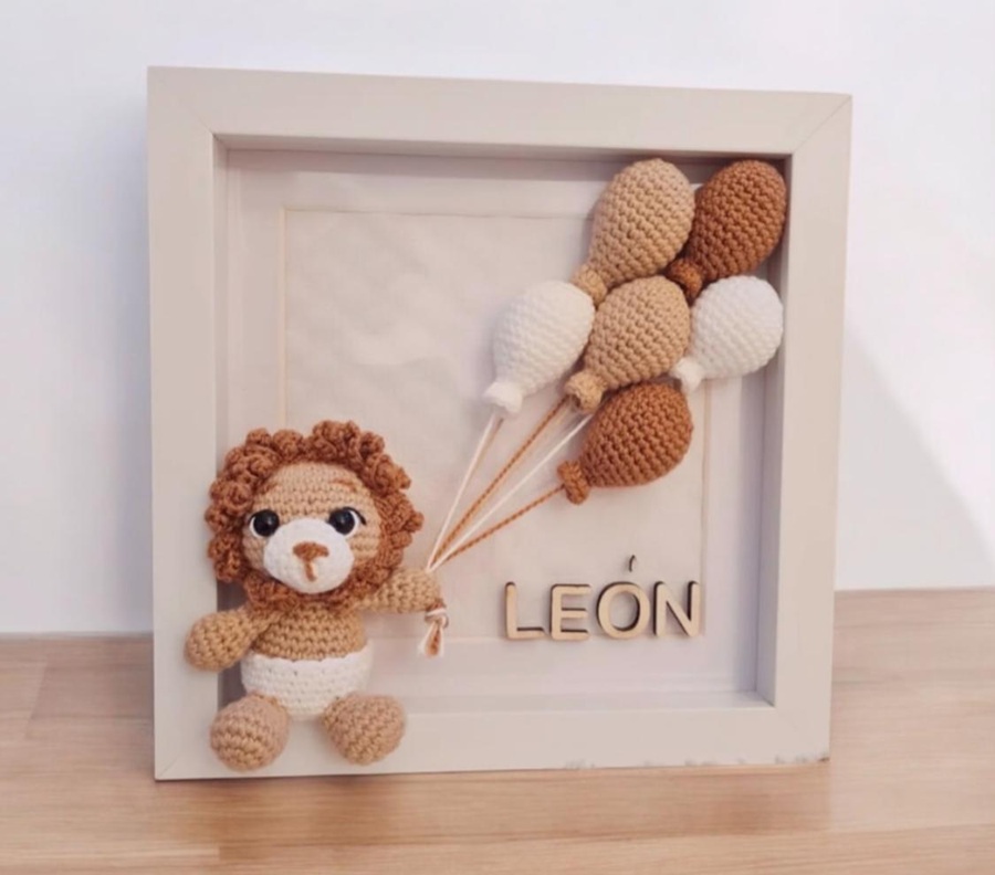 Cuadro personalizado león