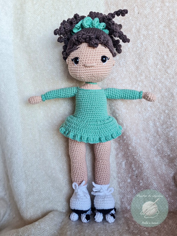 Muñeca patinadora - Imagen 2